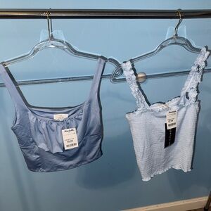 Marshalls bundle of 2 Blue Crop Tops